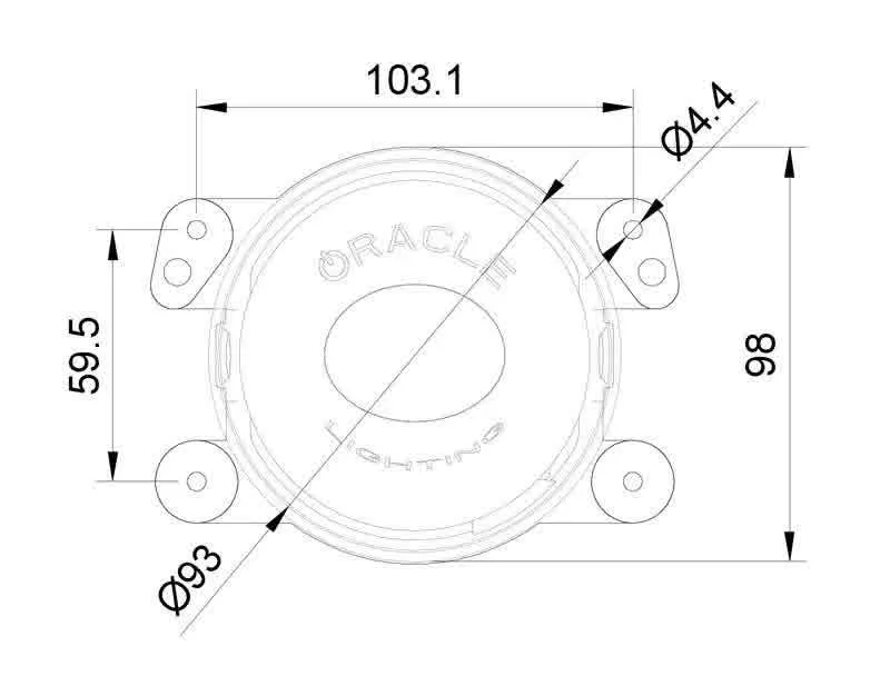 Oracle LED Fog Lights Jeep Wrangler JK/JL & Gladiator JT (07-23) 20W w/ Halo