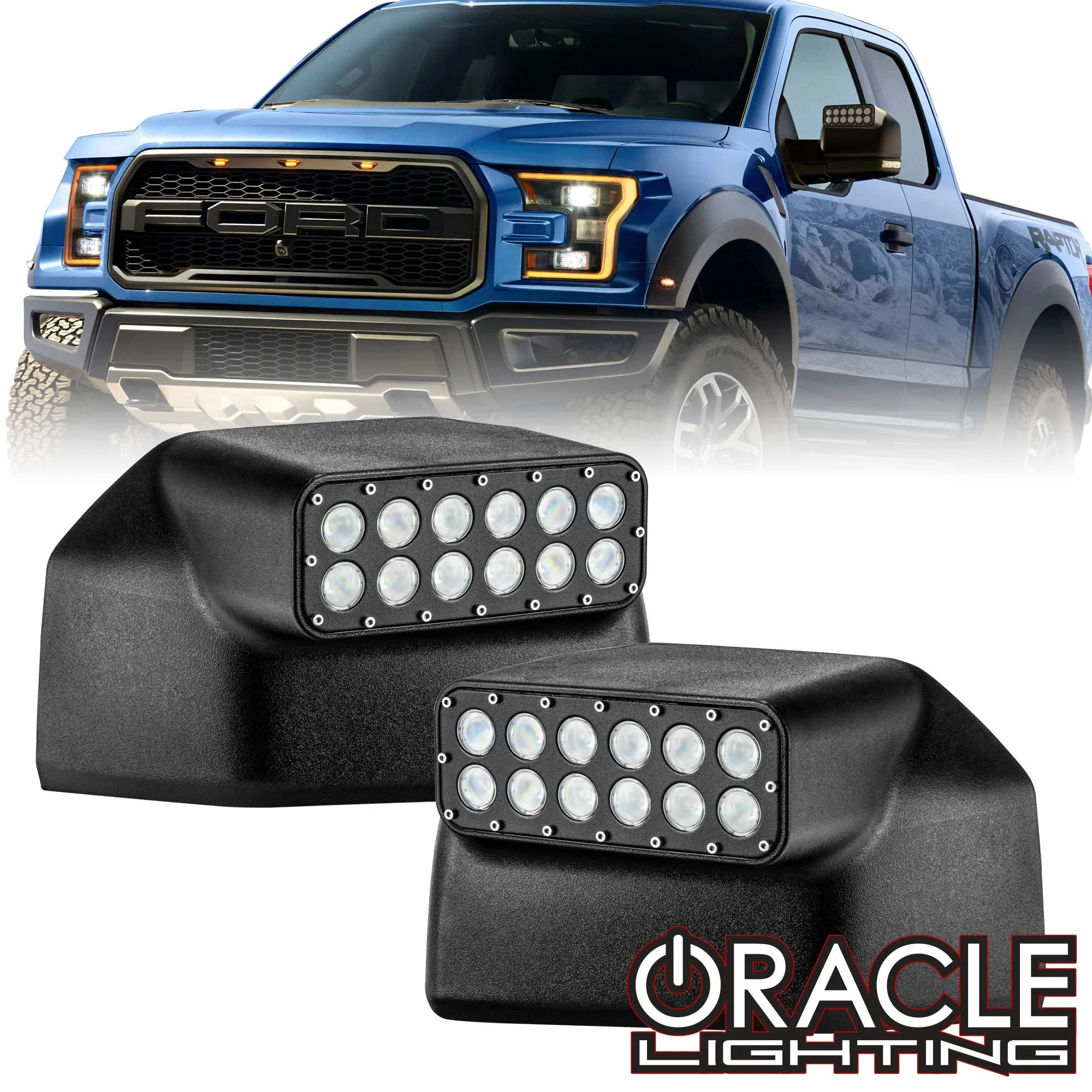 ORACLE Lighting 2015-2020 Ford F-150 LED Off-Road Side Mirrors