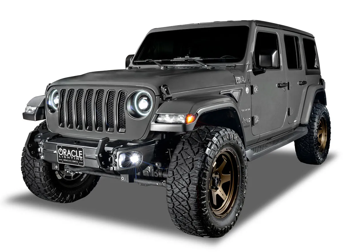 ORACLE Lighting Jeep Wrangler JK/JL & Gladiator JT High Performance 20W LED Fog Lights - Dynamic ColorSHIFT