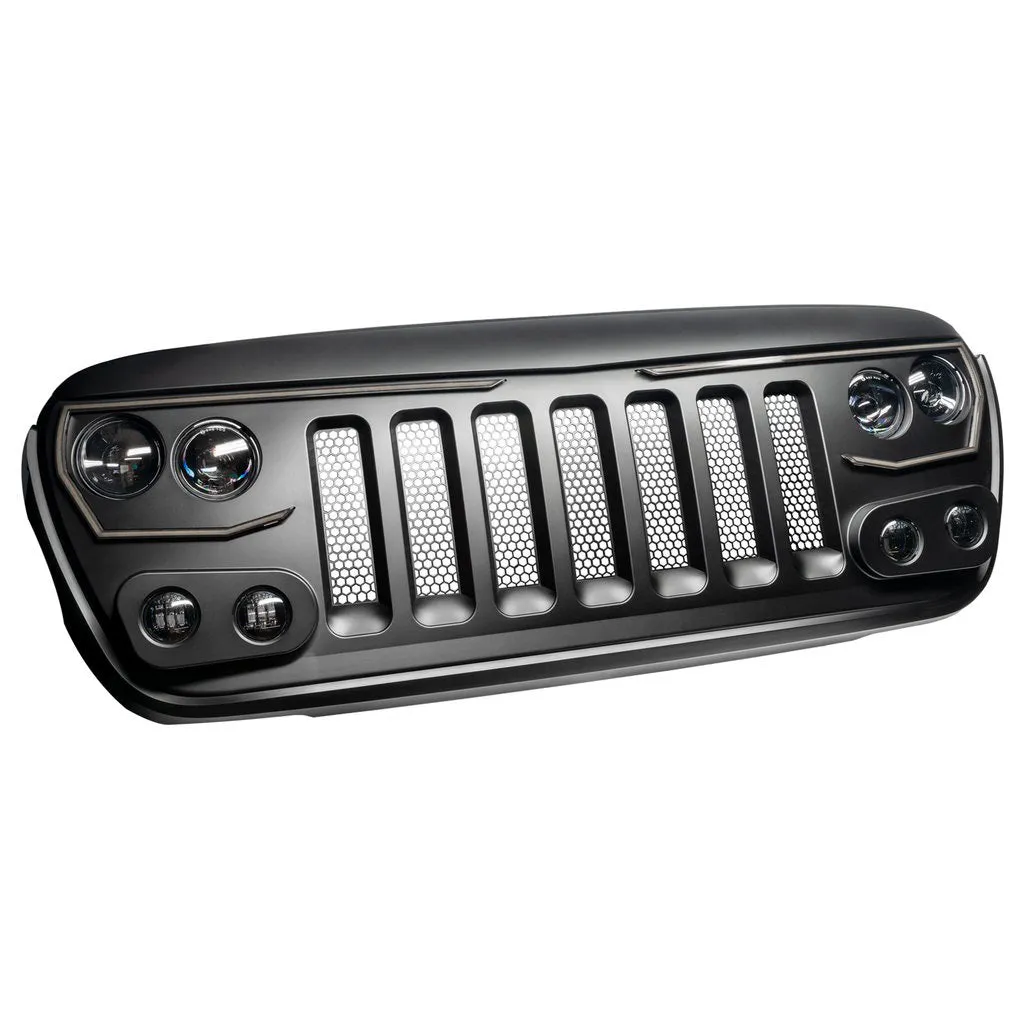 ORACLE Lighting VECTOR Pro-Series Full LED Grill for Jeep Wrangler JL/ Gladiator JT