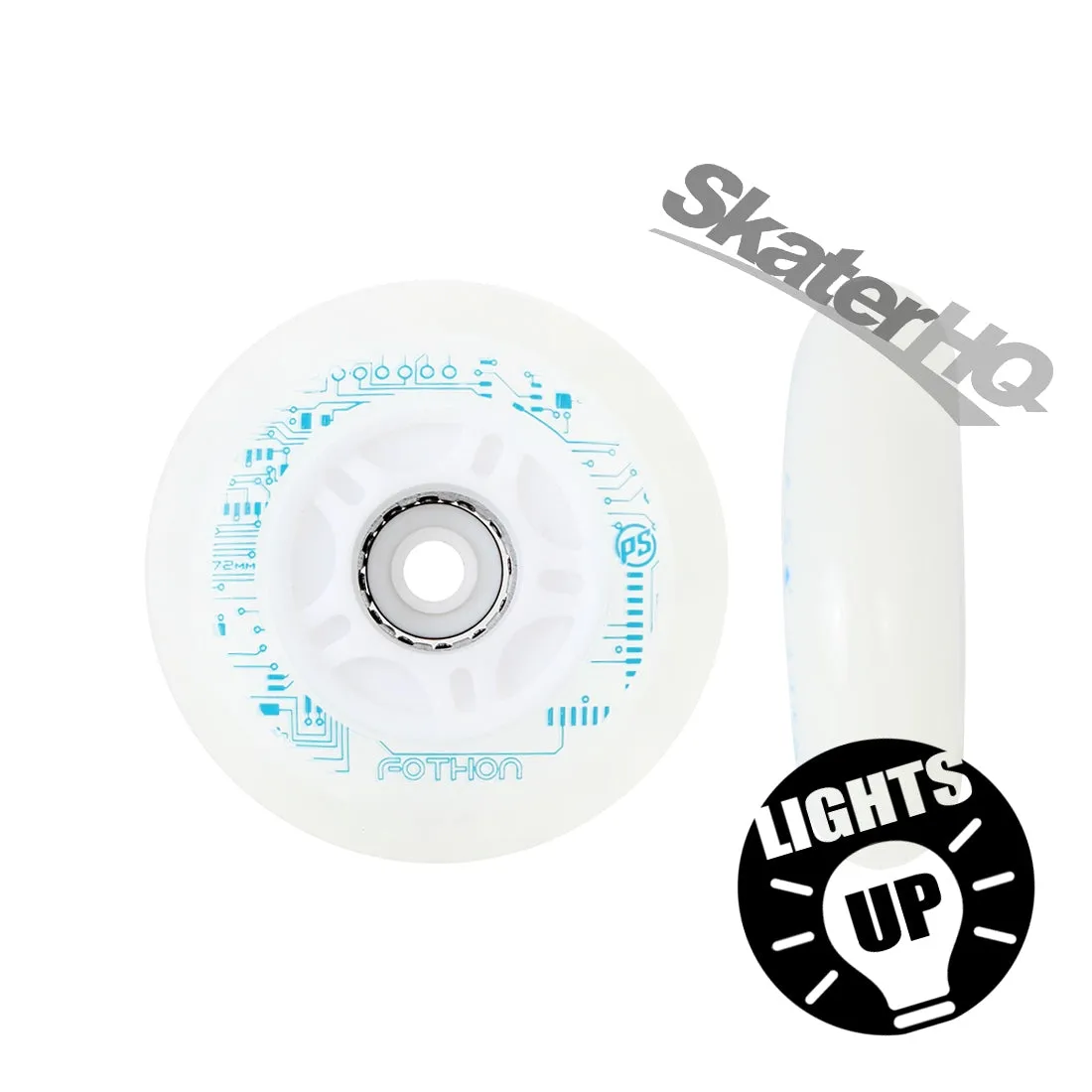 Powerslide Fothon Night LED 72mm 4pk