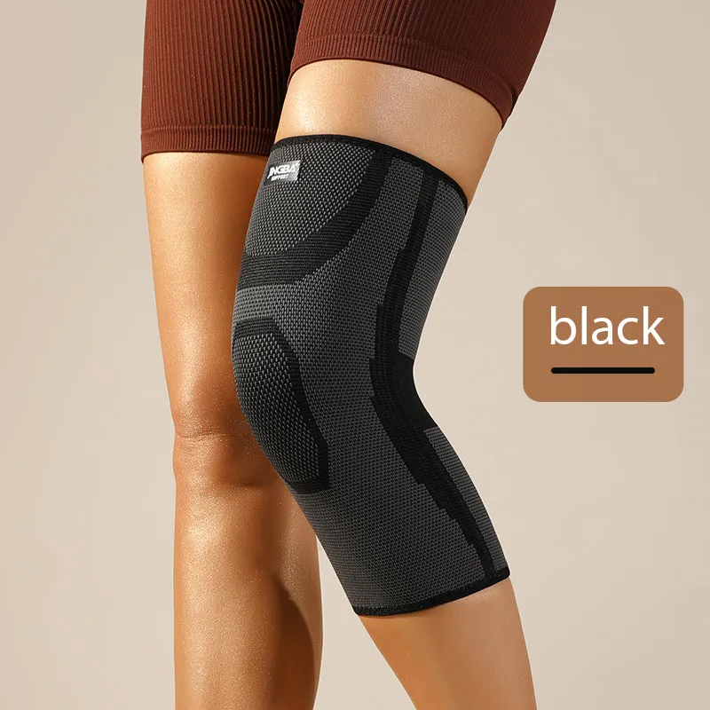 Professional 3D Knitted Compression Knee Sleeve for Running and Basketball