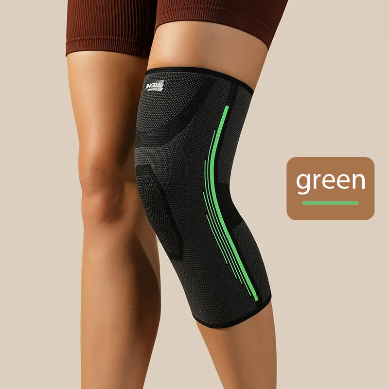 Professional 3D Knitted Compression Knee Sleeve for Running and Basketball