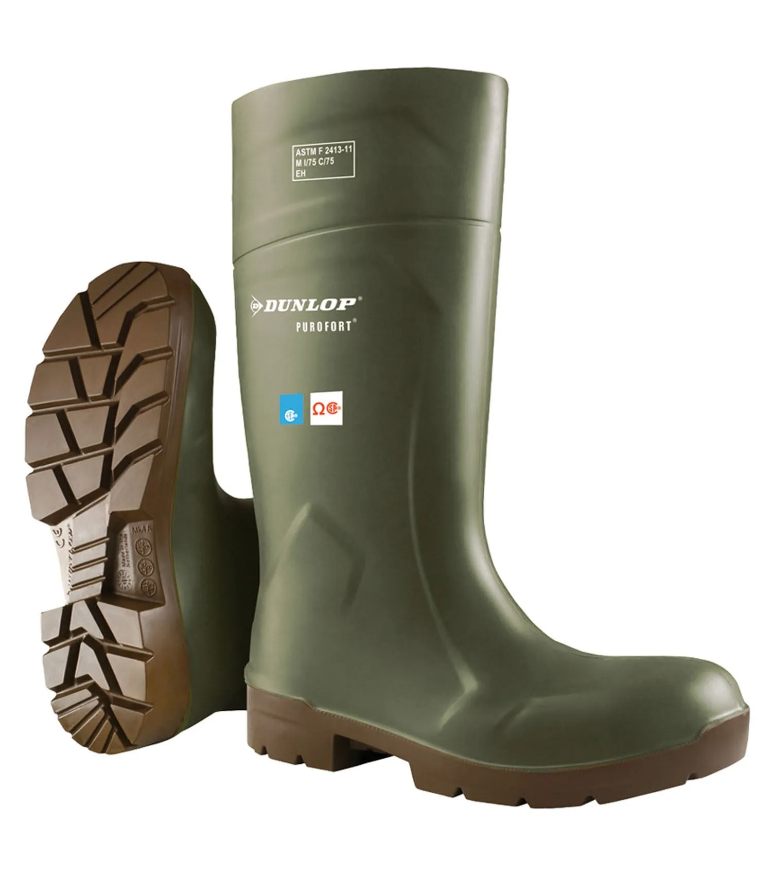 Purofort FoodPro Safety, Green | Insulated Agrifood PU Work Boots