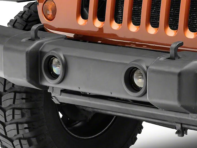 Raxiom LED Fog Lights Jeep Wrangler JK / JL (10-23) [Axial Series - 4" Round LED] Polycarbonate Lenses