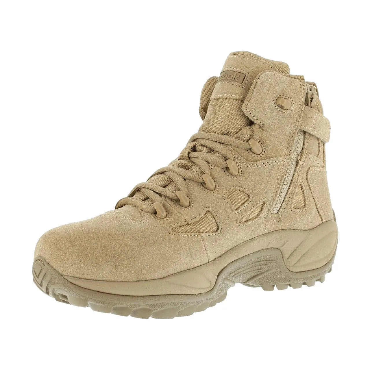 Reebok Men’s Stealth 6” Side-Zip Composite Toe Desert Tan  Boot RB8694