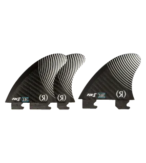 Ronix Floating Blueprint Surf Fin-S 2.0 | Carbon | 3 pack