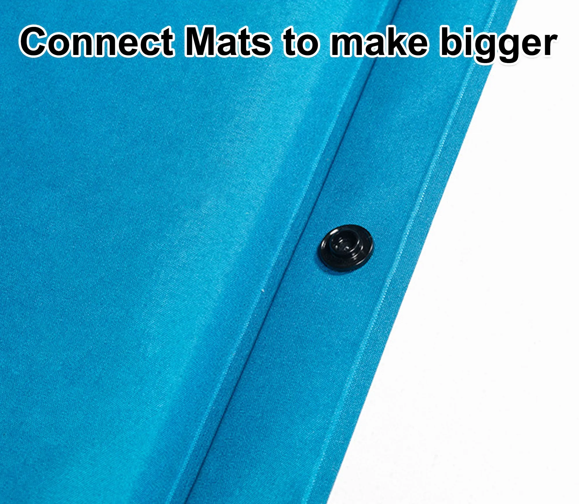 Self Inflating Mattress Sleeping Mat Air Bed Camping Camp Hiking Joinable Pillow - light blue