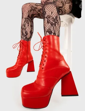 Strollin' Platform Ankle Boots