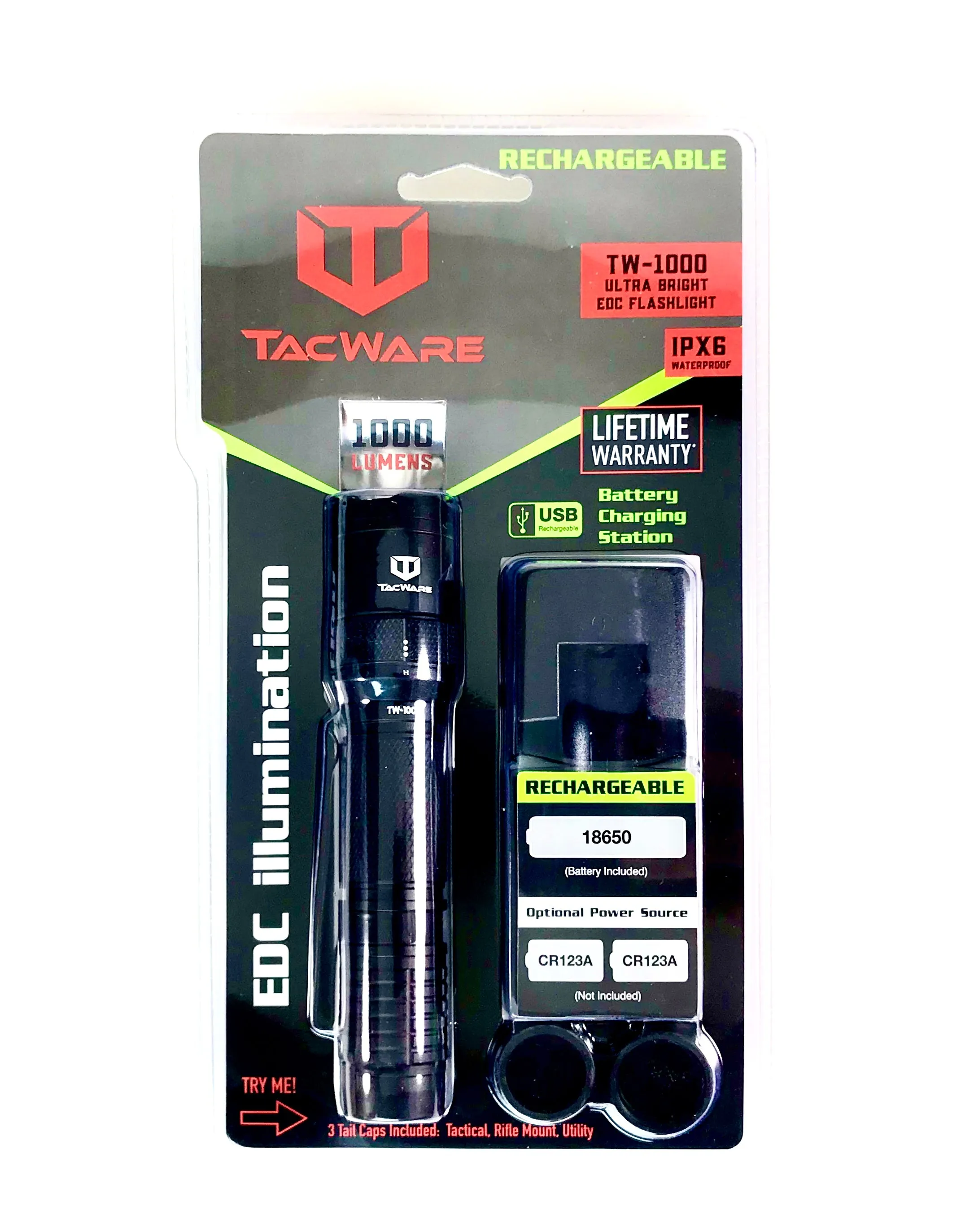 TW-1000 Tactical Flashlight