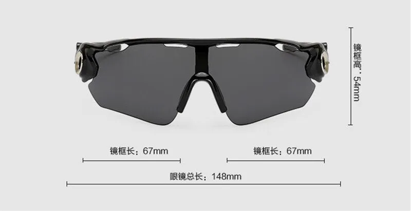 Unisex UV400 Outdoor Sport Mountain Bike Bicycle Cycling Fishing Eyewear