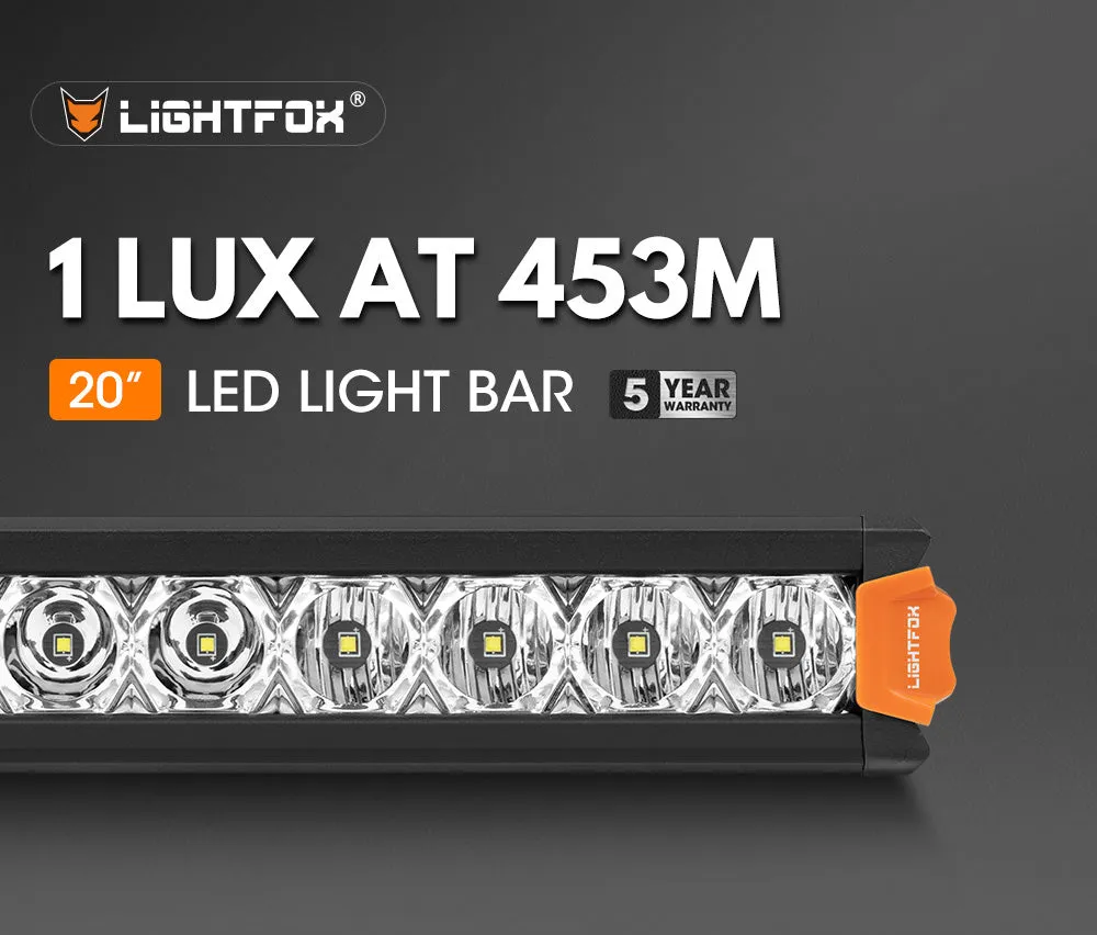 Vega Series 20inch Osram LED Light Bar 1Lux @ 453m 12,580 Lumens