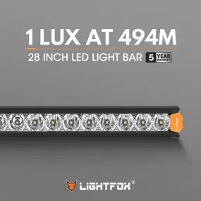 Vega Series 28inch Osram LED Light Bar 1Lux @ 494m 17,612 Lumens