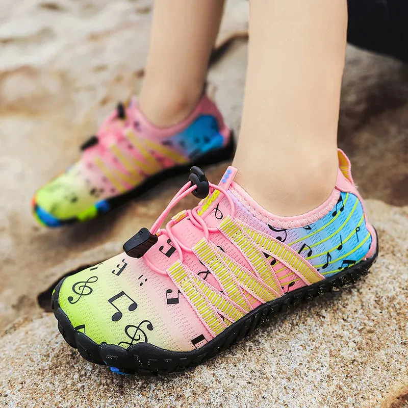 Water Reef Shoes for Kids, Boys & Girls Quick Drying Non-Slip Barefoot