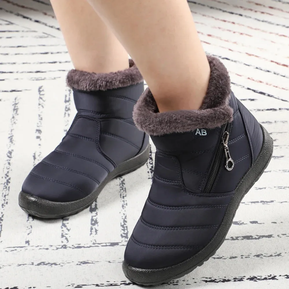 Winter Women Boots Waterproof Snow Boots For Winter Shoes Women Casual Lightweight Ankle Boots Warm Fur Winter Boots Botas Mujer